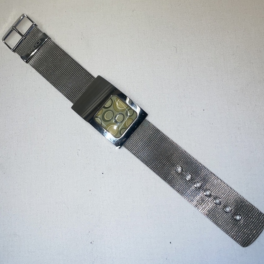 Designer IMOOI Stainless Steel and Mesh Bracelet